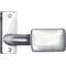 Türknopf 485 Leichmetall F1/silberf.gekr.ktg fest/drehb.B.65mm H.44mm AMF