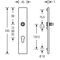 Langschild 12 1410 f.matt 0105 PZ einzeln 72mm FSB