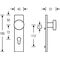 Knopfkurzschild 19 1963 VA 6204 Entf.72mm PZ FSB