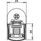 Türdichtung Stadi L-24/20 WS eins.L.750mm B.24mm Alu.alu blk univ.ATHMER