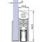 Türdichtung Schall-Ex® GS-8 1-407 1-s.L.958mm Alu.silberf.GLT ATHMER
