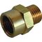 Doppelgewindenippel MS AG G 1/4 IG G 1/8 EWO - VPE: 10