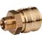 Schnellverschlusskupplung DN 7,2 AG MS blk Gew.G 1/2 Zoll 20,95mm PROMAT - VPE: 10