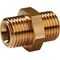 Doppelgewindenippel MS AG G 1/4xG 1/4 Zoll SW 17mm PROMAT - VPE: 10