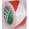 Bodenmarkierungsband F33 PVC rot/weiß L.33m B.50mm Rl.IKS