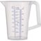 Messbecher 0,5l blau bedruckte Skala PP PRESSOL