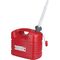 Kraftstoffkanister Inh.10l rot HDPE L329xB195xH319mm PRESSOL