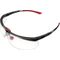 Schutzbrille Adaptec EN 166-1FT Bügel schwarz/rot,Scheibe klar HONEYWELL