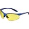 Schutzbrille DAYLIGHT PREMIUM EN 166 Bügel dunkelblau,Scheibe gelb PC PROMAT
