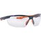 Schutzbrille Flexor Plus EN 166 Fassung:dunkelgrau-orange Scheibe:klar PC INFIEL