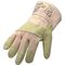 Handschuhe Top Gr.10,5 gelb Schweinsvollleder EN 388 PSA II ASATEX - VPE: 12