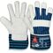 Handschuhe Bremerhaven Winter Gr.10 natur/blau EN 388 PSA II HASE - VPE: 12