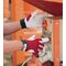 Handschuhe Griffy Gr.8 rot/naturfarben Ziegennappaleder/Interlock auf SB-Karte