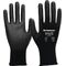 Handschuhe Blackstar NPU Gr.9 (XL) schwarz EN 388 PSA II Nyl.m.PU PROMAT - VPE: 12