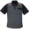Herrenpoloshirt Gr.XXXL dunkelgrau/schwarz/orange TERRATREND