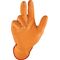 Einweghandschuh Grip Orange Gr.10 orange Nitril 50 St./Box