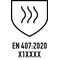 Chemiehandschuhe AlphaTec 53-001 Gr.9 grau/schwarz EN 388,EN 374,EN 407 6 PA - VPE: 6