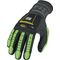 Handschuh Ringers R840 Gr.10 schwarz/grün EN 388,EN ISO 21420:2020,EN 407 PSA II - VPE: 4