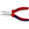 Flachrundzange L.160mm flachrund 40Grad gew.Mehrkomp.-Hülle KNIPEX