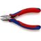 Seitenschneider L.125mm Form 1 Facette ja Kopf pol.Mehrkomp.-Hüllen KNIPEX