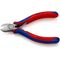 Seitenschneider L.125mm Form 2 Facette nein Kopf pol.Mehrkomp.-Hüllen KNIPEX