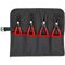 Präzisionssicherungsringzangensatz 4-tlg.in Rolltasche 19-60mm KNIPEX