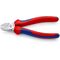 Seitenschneider L.160mm Kopf verchr.m.Mehrkomp.-Hüllen KNIPEX
