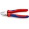 Seitenschneider L.180mm Kopf verchr.m.Mehrkomp.-Hüllen KNIPEX