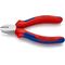 Seitenschneider L.125mm Kopf verchr.m.Mehrkomp.-Hüllen KNIPEX