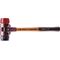Schonhammer SIMPLEX L.405mm Kopf-Ø 60mm mittelh./hart HO Gum.schw./Plastik rot
