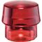 Schonhammerkopf SIMPLEX Kopf-Ø 40mm Plastik rot hart HALDER
