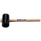 Gummihammer Kopf-D.90mm Kopf-L.139mm schwarz Esche 90 Shore A flache Bahn PROMAT