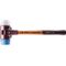 Schonhammer SIMPLEX L.405mm Kopf-D.60mm weich/mittelh.HO TPE-soft blau/Superpl.