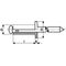 Blindniet Nietschaft dxl 6,0x12,0mm Stahl/Stahl 250 St.GESIPA - VPE: 250