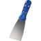 Malerspachtel B.60mm hochglanz-poliert Ku.flachoval,blau VA rostfr.