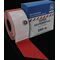 Absperrband L.500m B.80mm rot/weiß geblockt,recycelt 500m/Karton