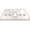 Trapezklinge 65232 L50,1xB19xS0,63mm m.Lochung 10 St./Spender MARTOR