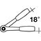 D.-Knarre 2093 Z-84 1/4 Zoll 20 Z.L.129mm m.umsteckbaren 4-KT.GEDORE