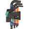 Winkelschraubendrehersatz 950/9 9-tlg.Ku.-Halter SW 1,5-10mm kurz Kugelk.WERA