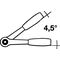 Bit-/Hebelumschaltknarre 419 B QR 1/4 Zoll m.Ausdrückf. L.117mm 80 Z.STAHLWILLE