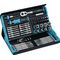 Bitsortiment SmartCase 2200SC-32 59-tlg.Schlitz/PH/PZD/TX/TX m.Zapfen/6Kt.