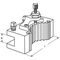 Wechselhalter f.Stahlhalterkopf B f.Drehstähle Spann-H.25mm PROMAT