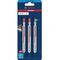 Stichsägeblatt Plastic Composites T301CHM Gesamt-L.117mm Zahnt.3,3mm 3 St./Karte