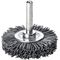 Rundbürste D.50mm Schaft 6mm SiC Schleifborsten K.120 10mm 15000min-¹ LESSMANN
