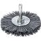 Rundbürste D.70mm Schaft 6mm SiC Schleifborsten K.320 12mm 15000min-¹ LESSMANN