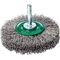 Schaftrundbürste D.60mm Schaft 6mm Drahtstärke 0,3mm VA 18mm 15000min-¹