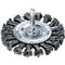Zopfrundbürste D.75mm Schaft 6mm Drahtstärke 0,5mm STA 12mm 25000min-¹ LESSMANN