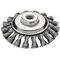 Zopfkegekbürste D.100mm Gew.Drahtstärke 0,5mm STA 12mm 15000min-¹ LESSMANN