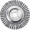 Rundbürste D.125mm Bohr.Drahtstärke 0,5mm STA 6mm 15000min-¹ LESSMANN