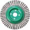 Rundbürste D.125mm Bohr.Drahtstärke 0,5mm VA 6mm 15000min-¹ LESSMANN